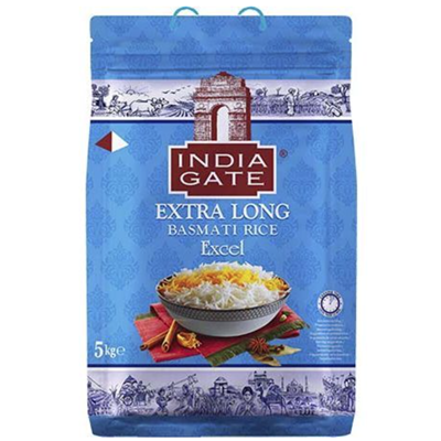 India Gate Extra Long Excel Basmati Rice 5kg